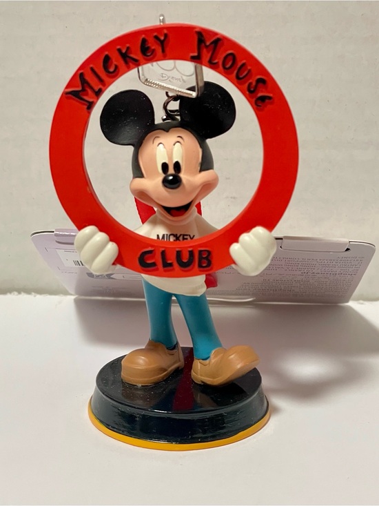 Disney Other - Disney 100th Anniversary Mickey Mouse Club Ornament Figurine